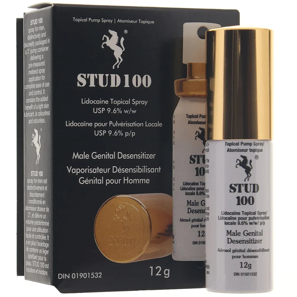 Stud 100 Delay Spray For Men – Edmonton – packaging view