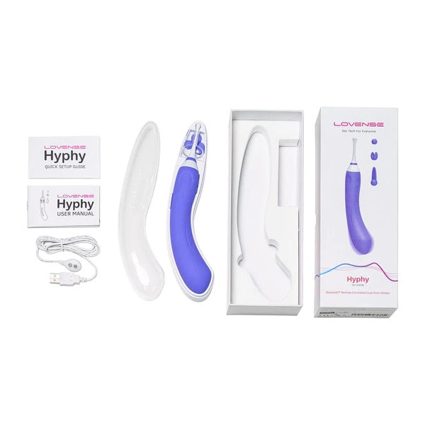 Hyphy Dual End Vibrator Purple — photo 4