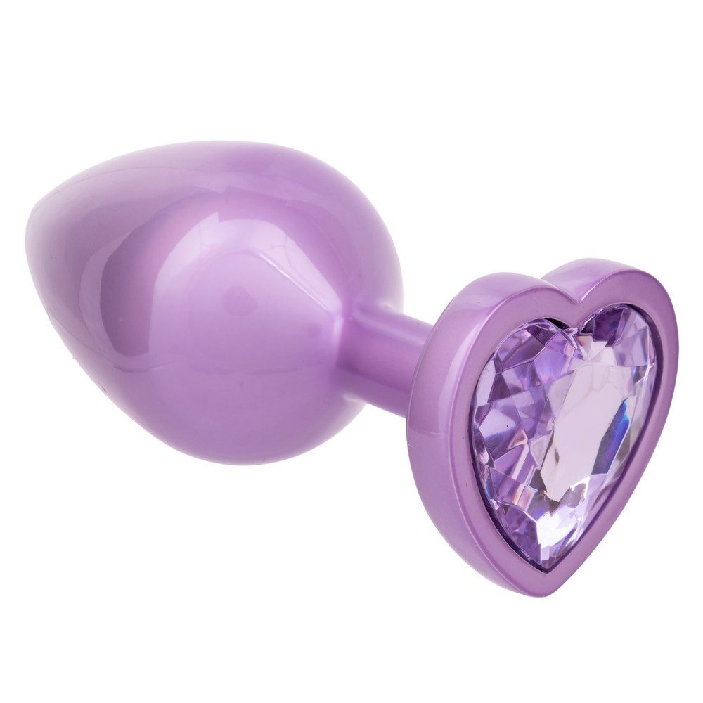 Jewel Amethyst Heart Plug Large — photo 4