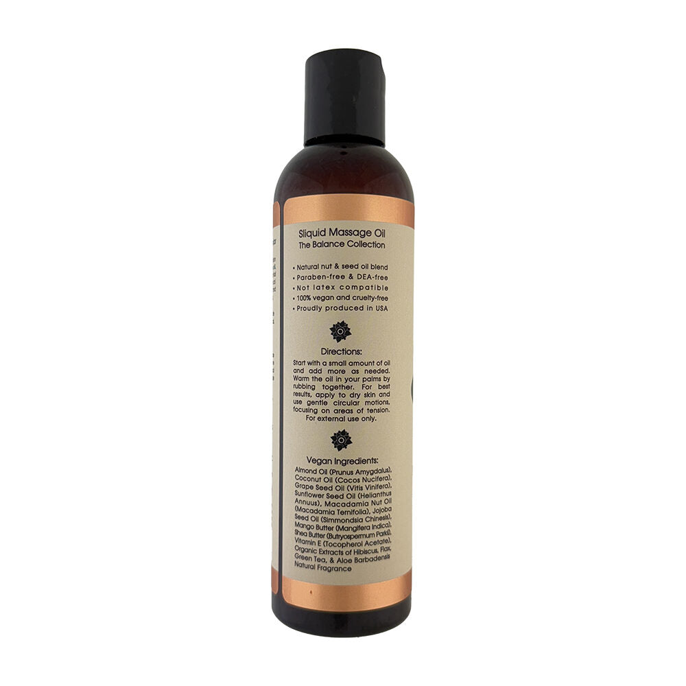 8.5 oz Sliquid Massage Oil Cedar Mint — photo 3