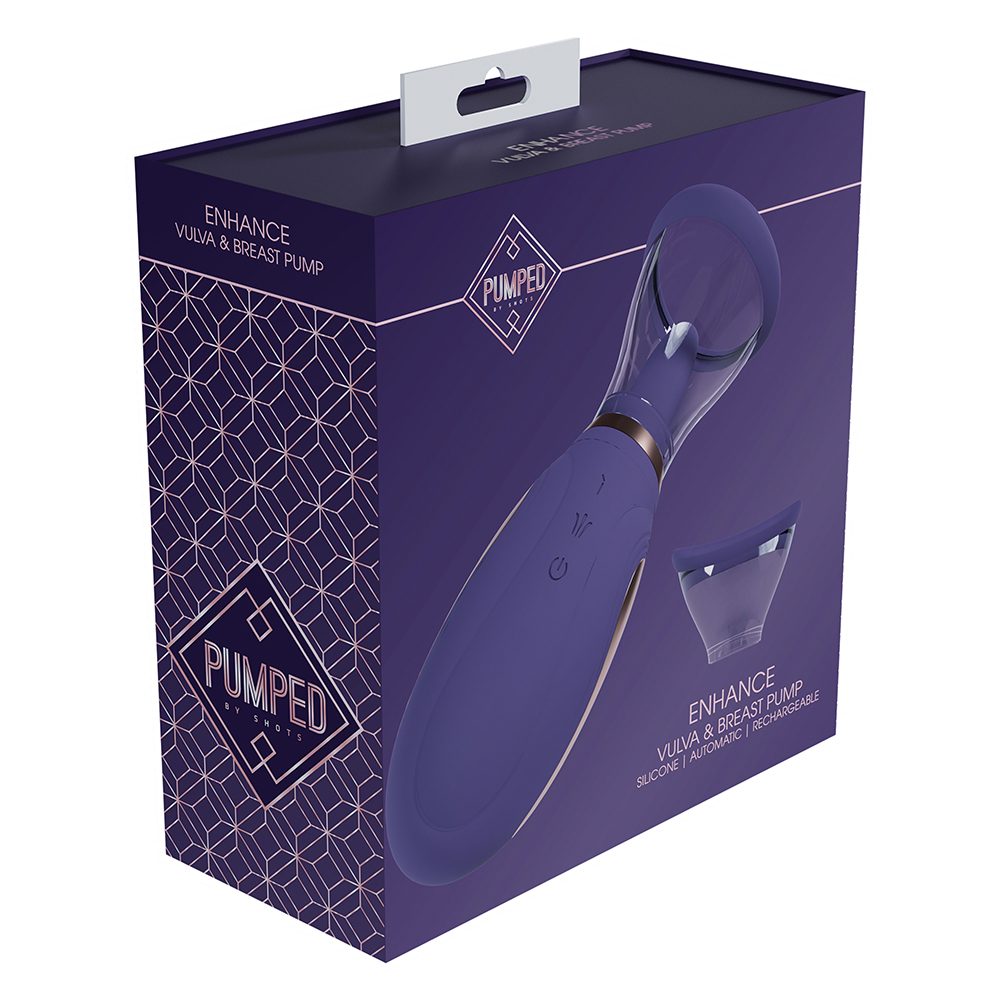 Enhanced 13 Speed Automatic Vulva & Breast Pump Purple — photo 4