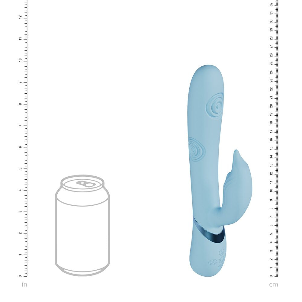 Pallina Triple Motor G-Spot Beaded Vibe Blue — photo 3