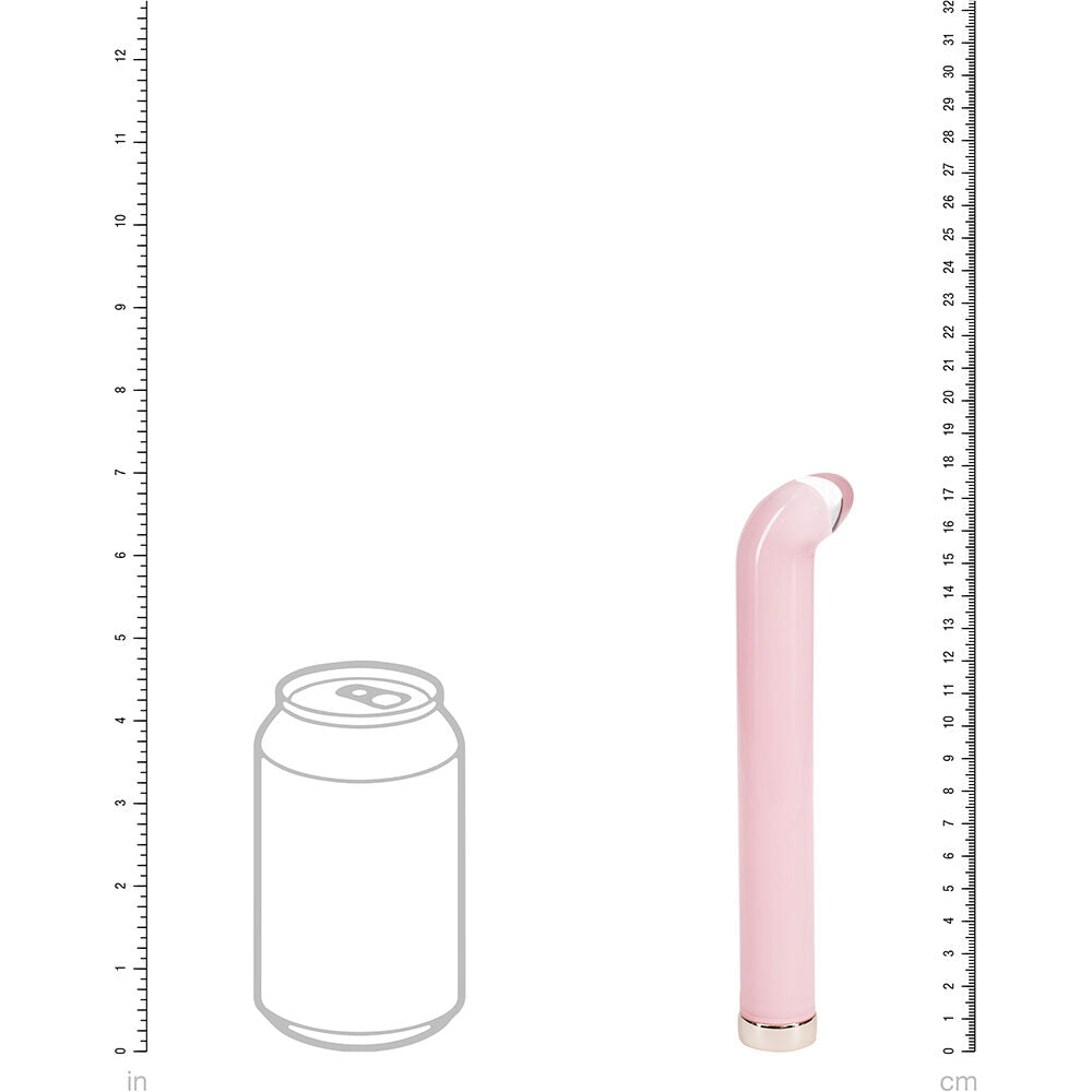 6.3″ Glass Aurora 10 Speed Rechargeable Pink — photo 3