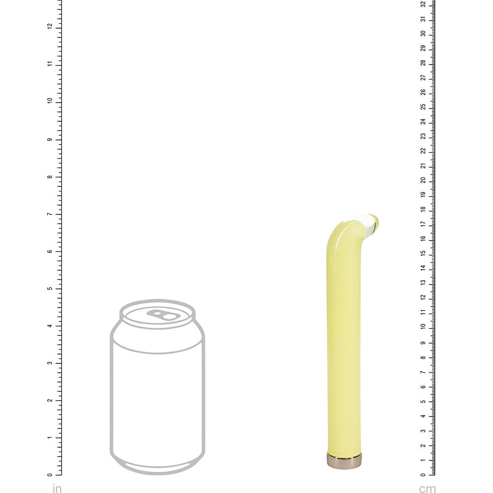 6.3″ Glass Aurora 10 Speed Rechargeable Yellow — photo 3