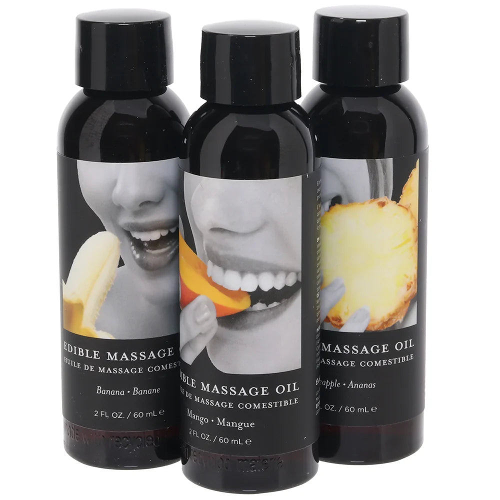 Edible Massage Oil Gift Set in Tropical – Edmonton adult boutique – features