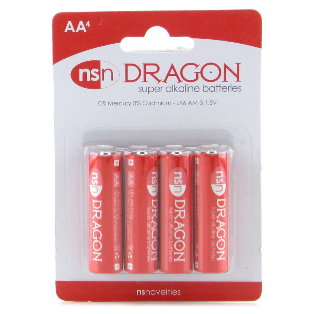 Dragon Super Alkaline Battery 4 Pack in AA — buy in Edmonton | Heaven Boutique