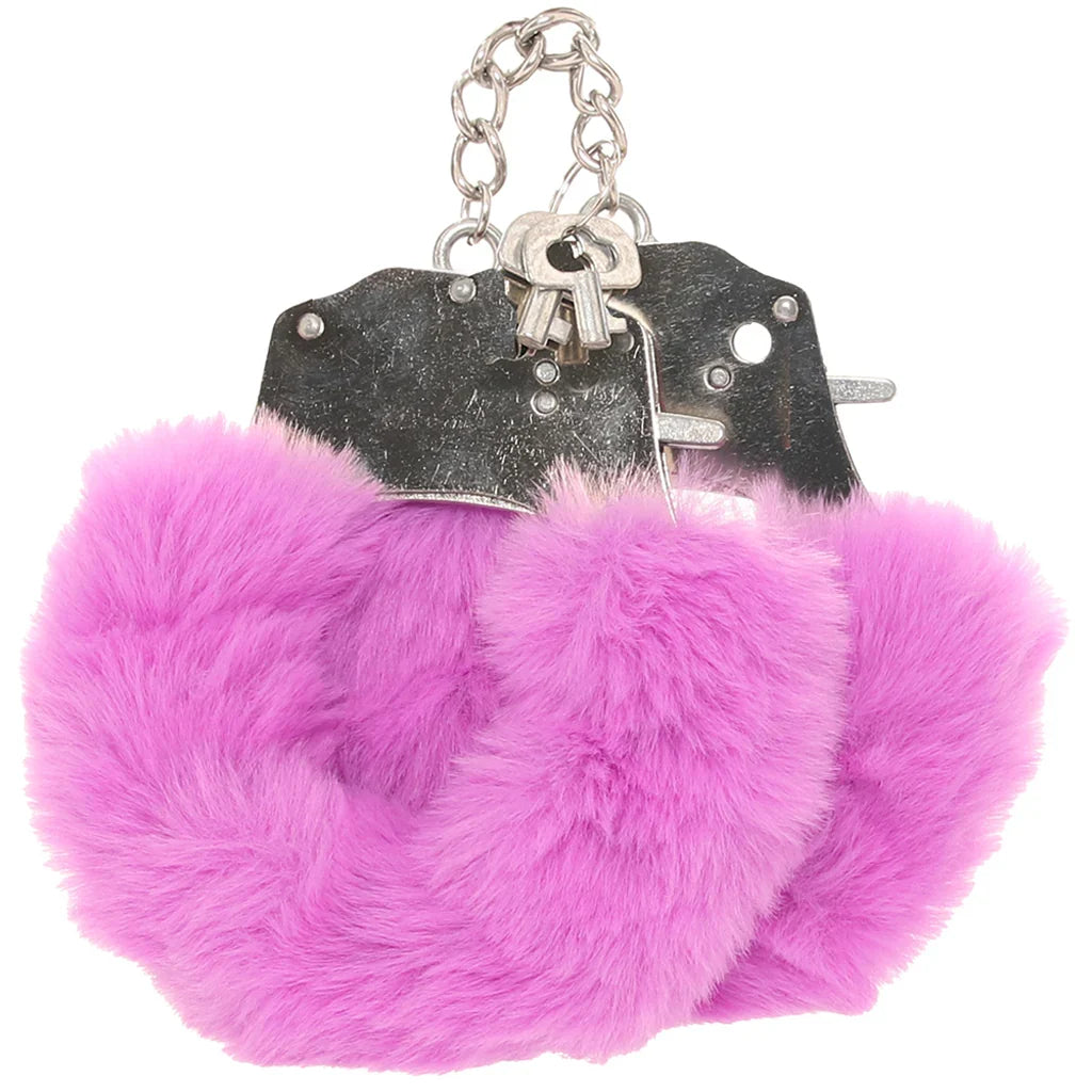 Ouch! Heavy Duty Fluffy Cuffs in Purple – Edmonton – packaging view