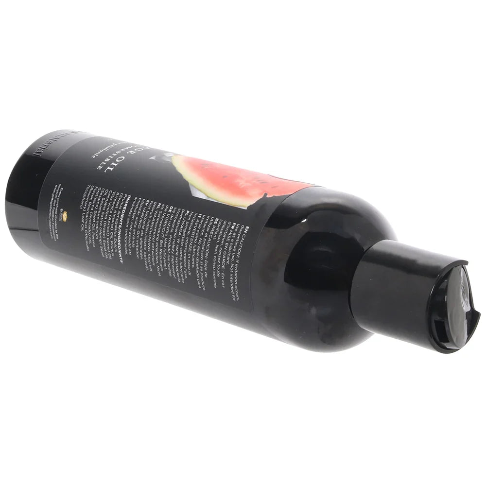 Edible Massage Oil 8oz/236ml in Watermelon – Edmonton – packaging view