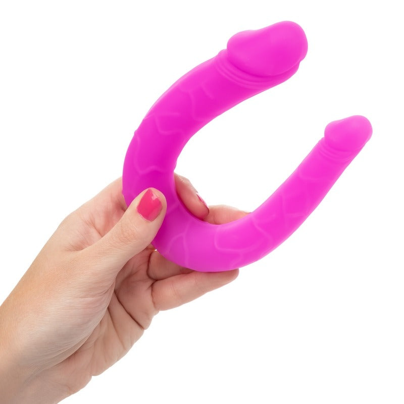 Silicone Double Dong AC/DC Dong Pink — photo 6