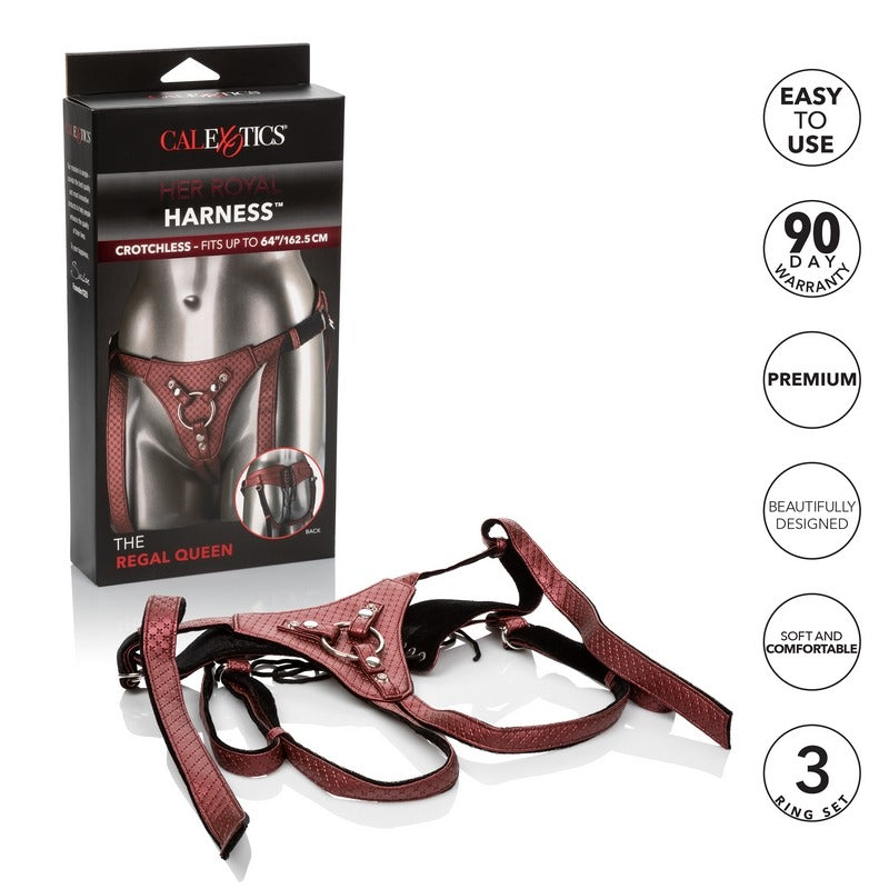 Her Royal Harness The Regal Queen Red — photo 5