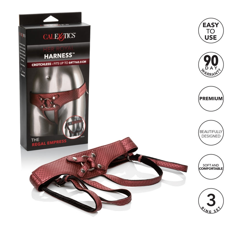 Her Royal Harness The Regal Empress Red — photo 5