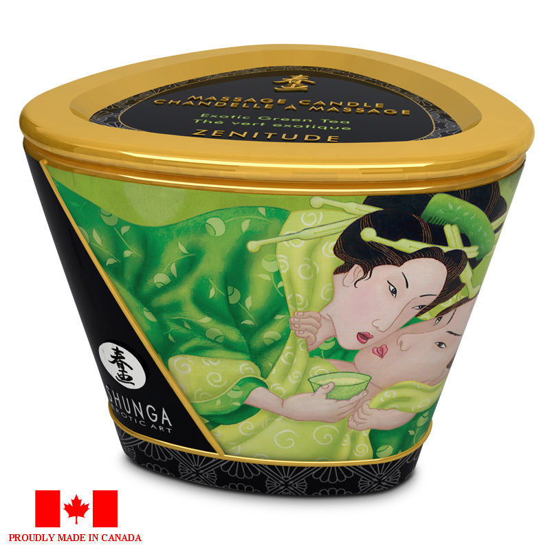 Massage Candle 5.7 oz Exotic Green Tee — photo 3