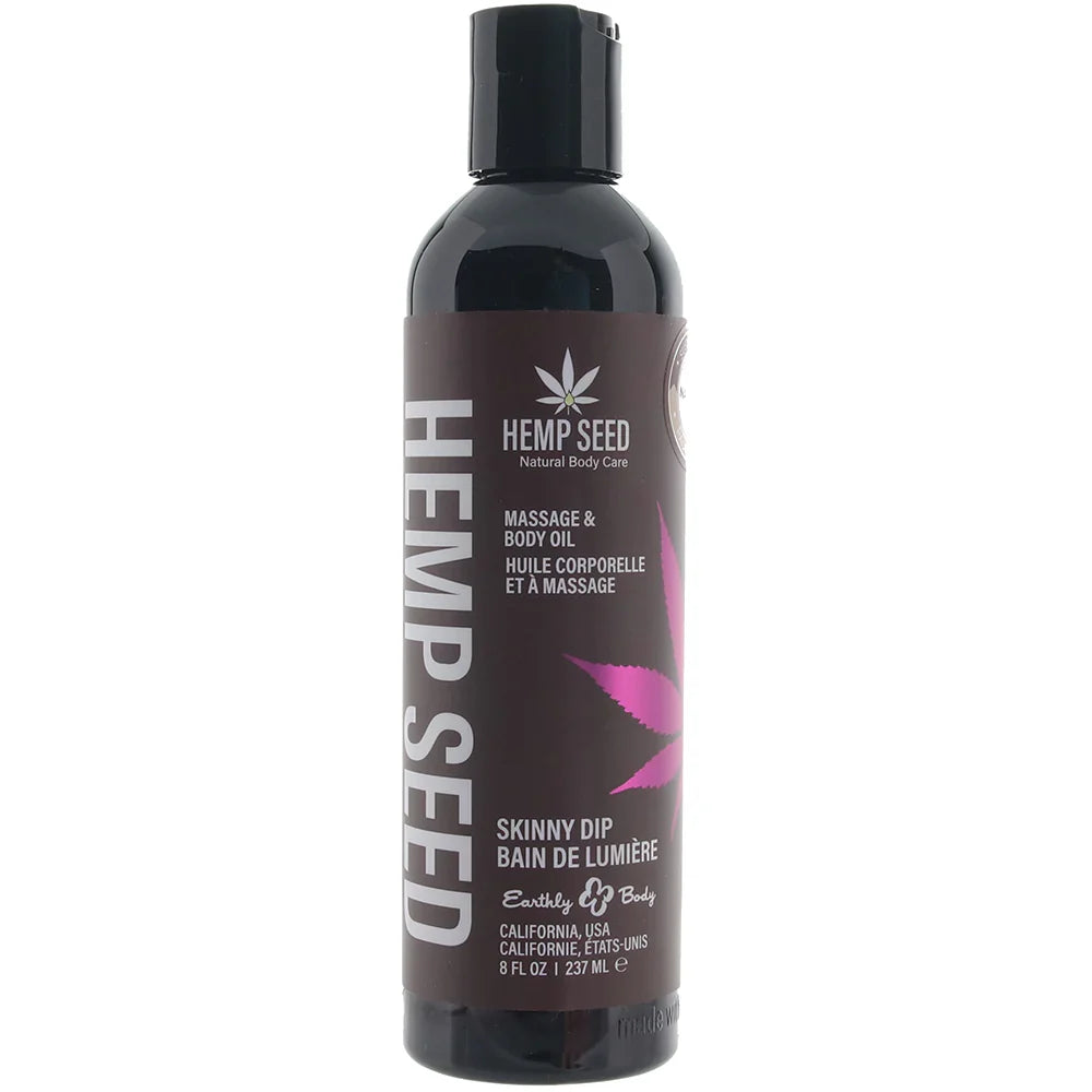 Hemp Seed Massage Oil 8oz/236ml in Skinny Dip Edmonton – product detail