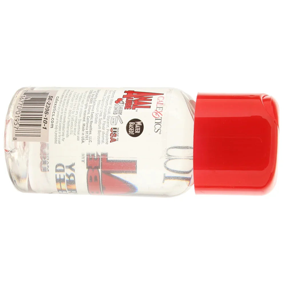 Cherry Scented Anal Lube in 6oz – Heaven Boutique Edmonton – side view