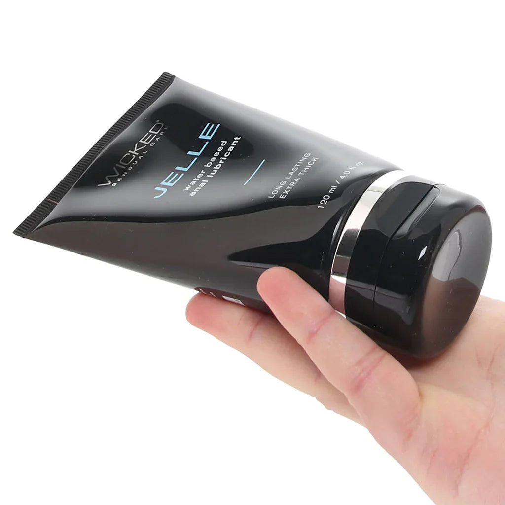 Jelle Water Based Anal Lubricant in 4oz/120ml - 4oz/120ml – Heaven Boutique Edmonton – side view