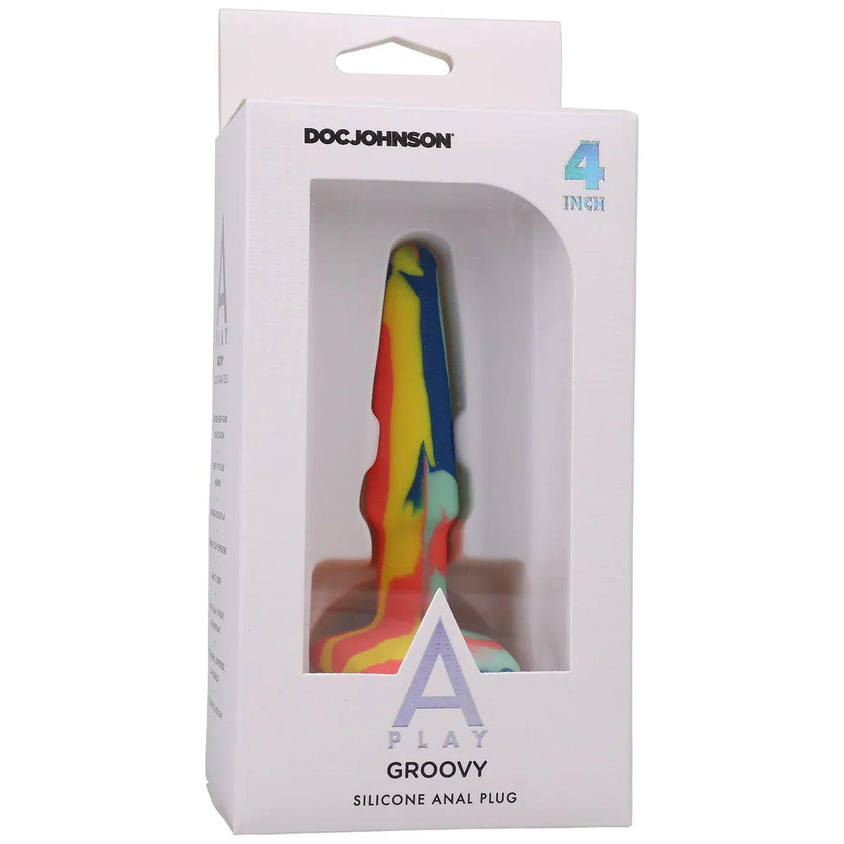 Doc Johnson A Play Groovy Silicone Anal Plug — 4 Inch — buy in Edmonton | Heaven Boutique