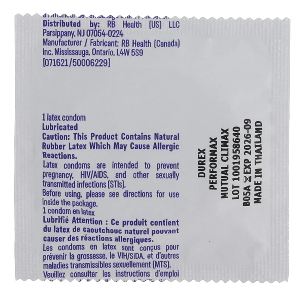 Performax Condoms in 3 Pack Edmonton – product detail