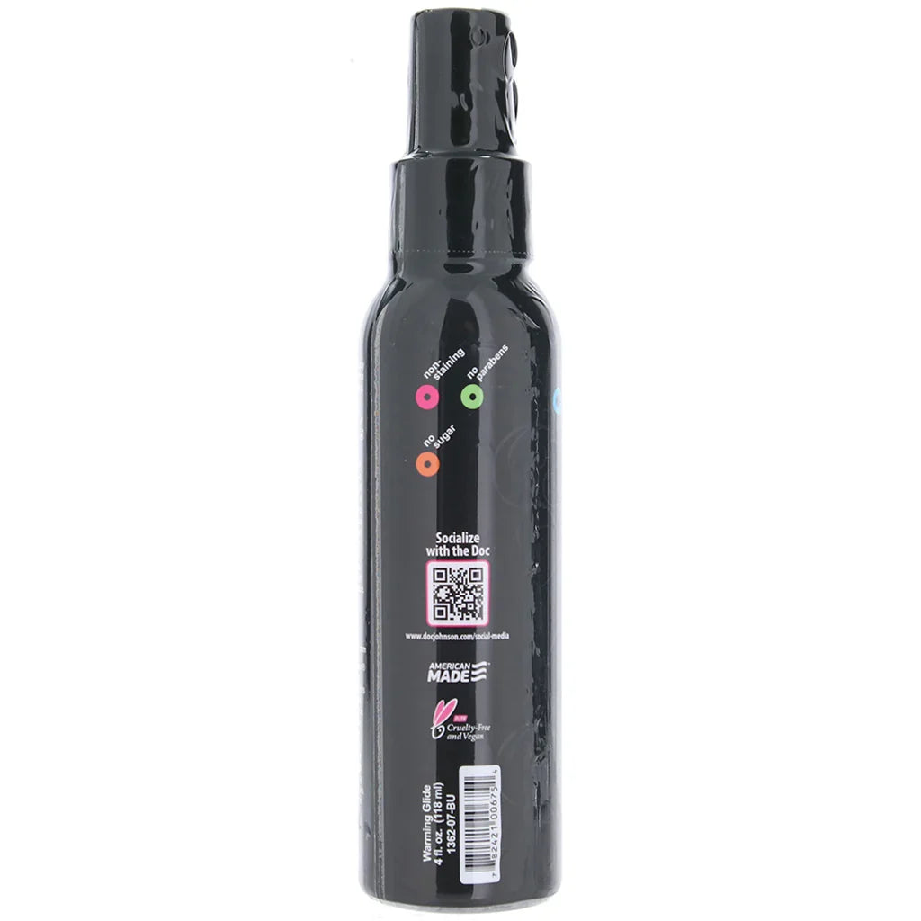 Mood Lube 4oz/113g in Warming – Edmonton adult store – close-up view