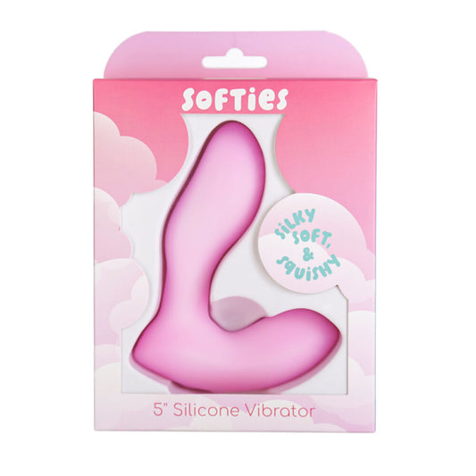 5″ Softies Silicone Vibe Pink