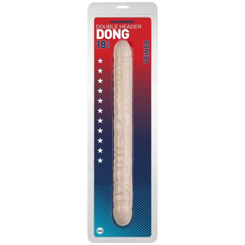 18 Veined Double Header White