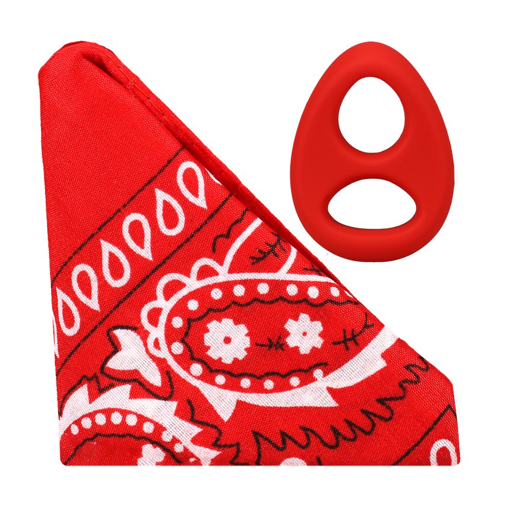 The Code Silicone C-Ring w/Bandana Red — photo 2