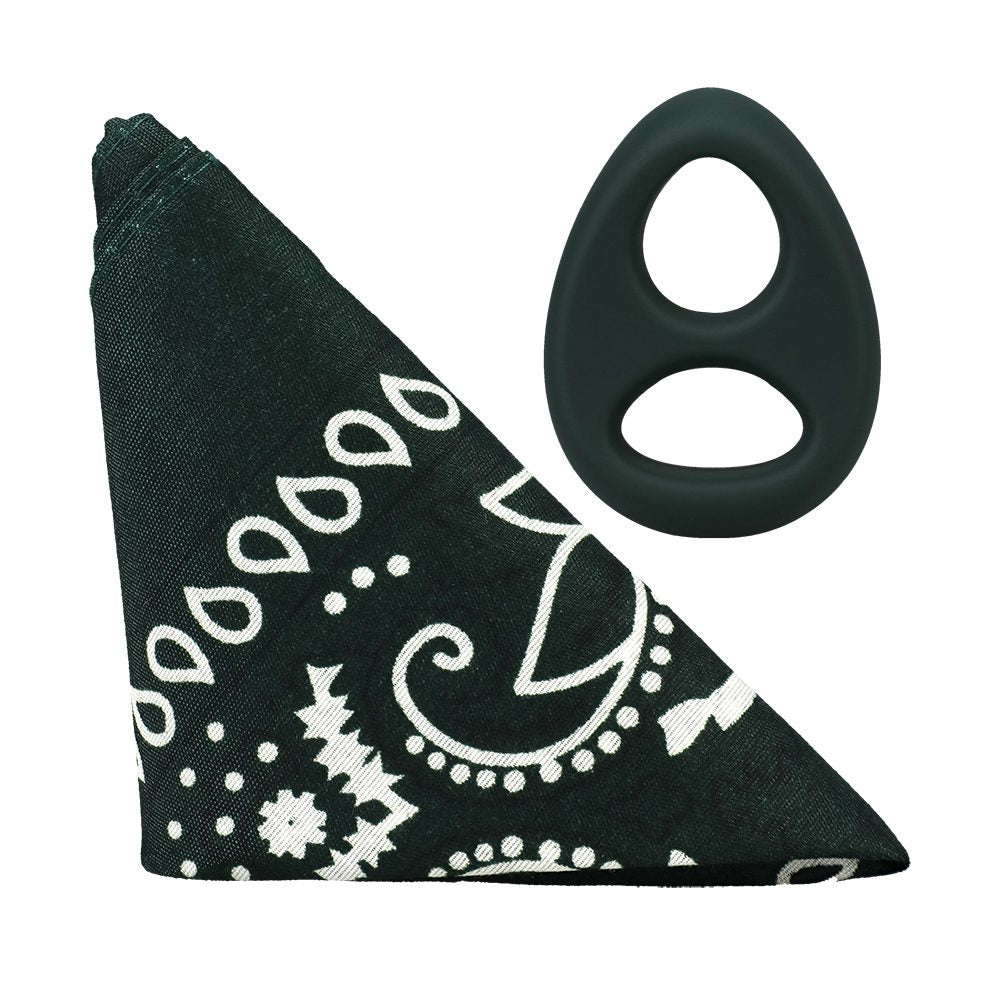The Code Silicone C-Ring w/Bandana Hunter Green — photo 2