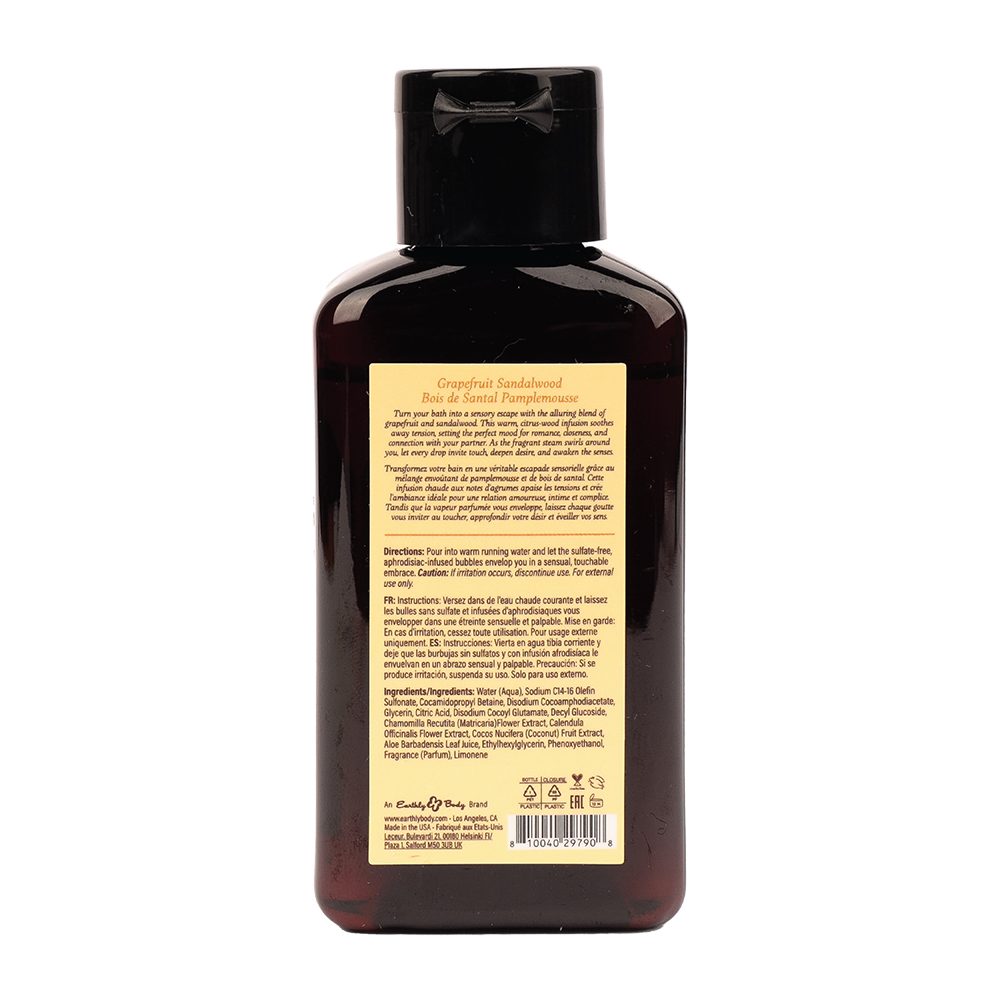 2 oz Aphrodisiac Bubble Bath Grapefruit Sandalwood — photo 2