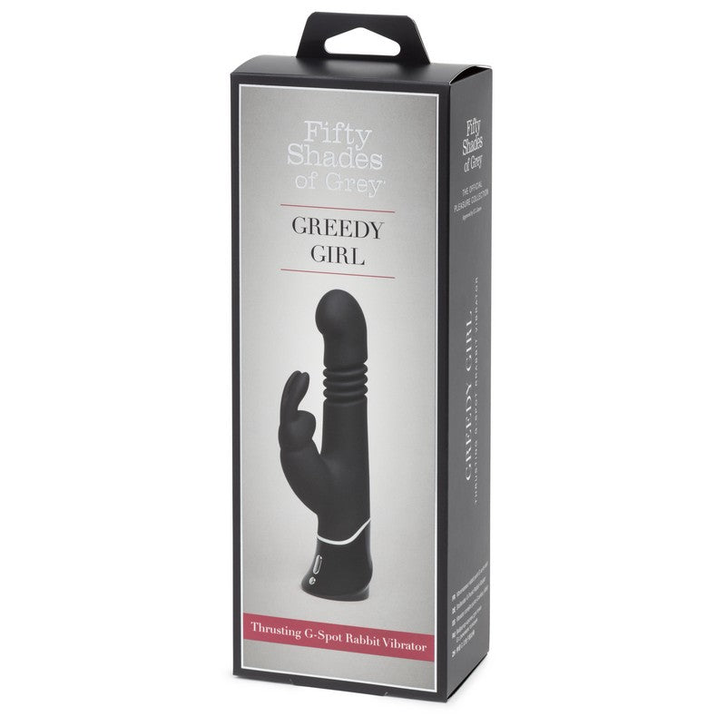 Greedy Girl Rechargeable Thrusting G-Spot Rabbit Vibrator — photo 2