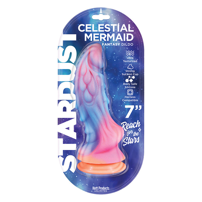 7” Stardust Celestial Mermaid Silicone Dildo