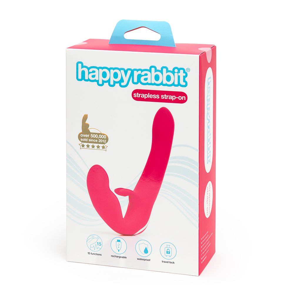 Rechargeable Strapless Strap On Pink — photo 2