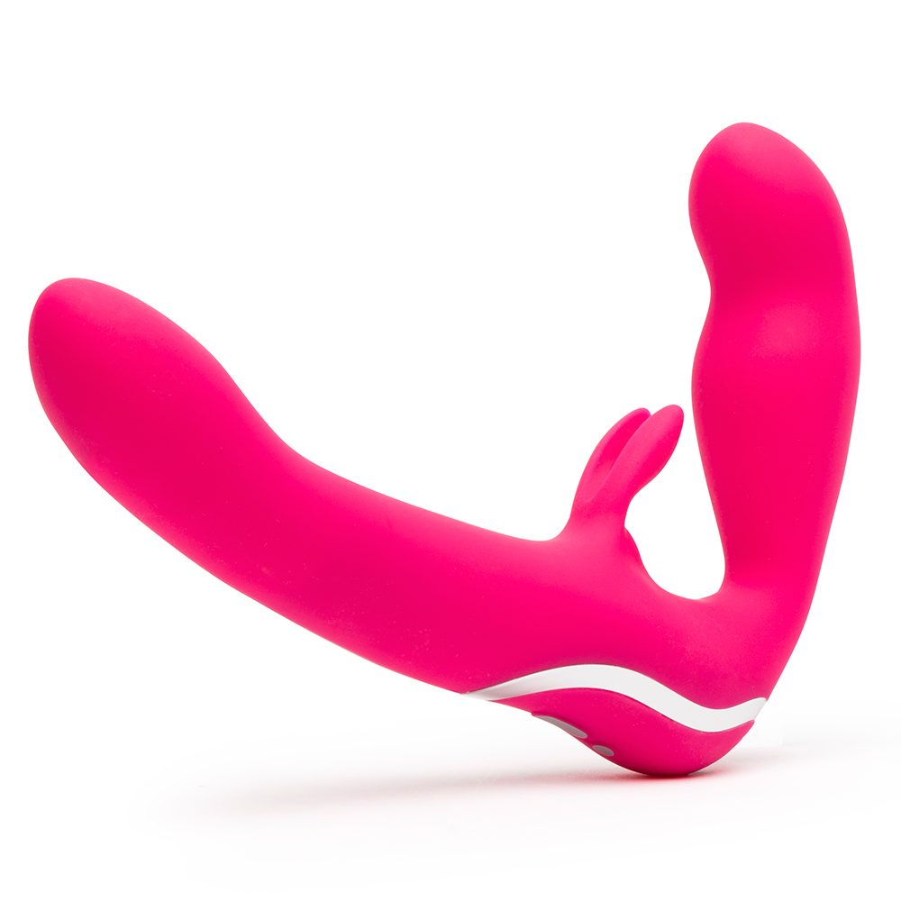 Rechargeable Strapless Strap On Pink — photo 5