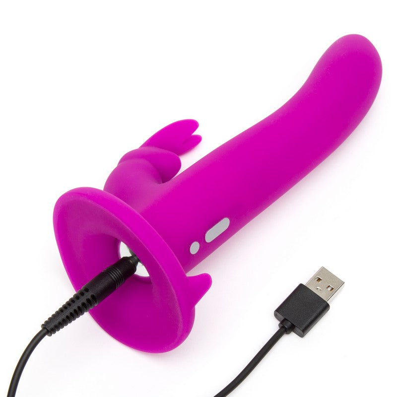 Vibrating Strap On Harness Set Purple — photo 5