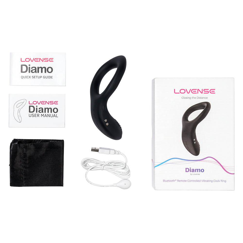 Lovense Diamo Black Cock Ring — photo 5