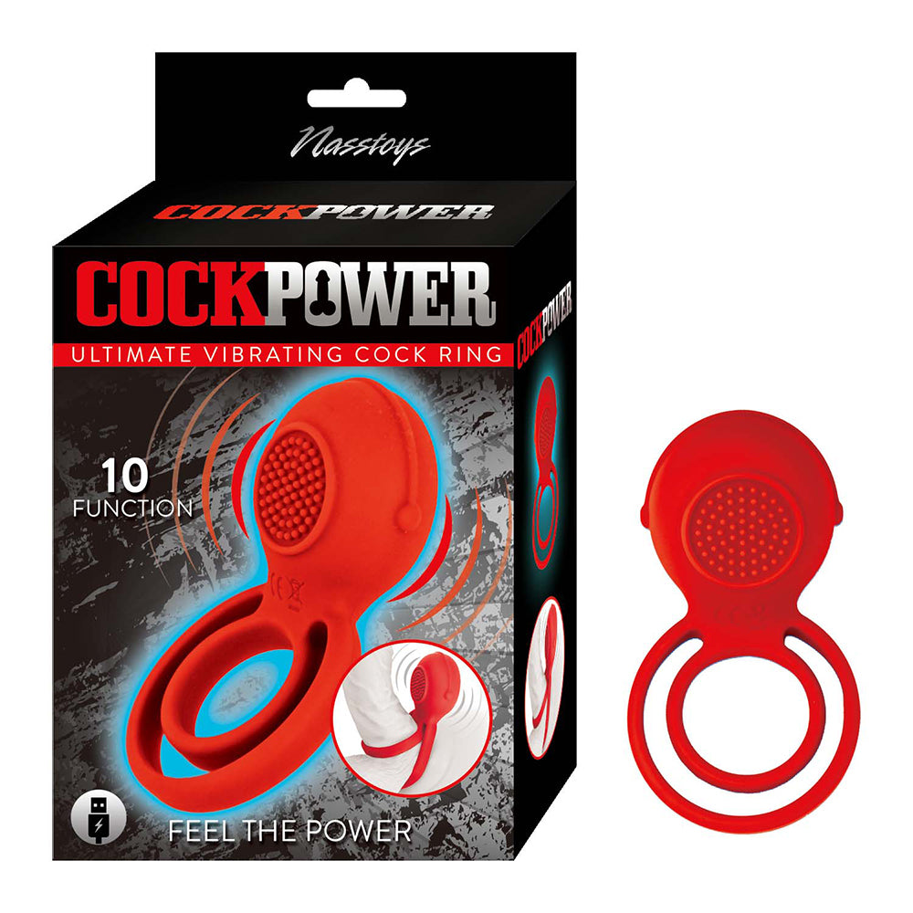 Cockpower Ultimate Vibrating Ring Red
