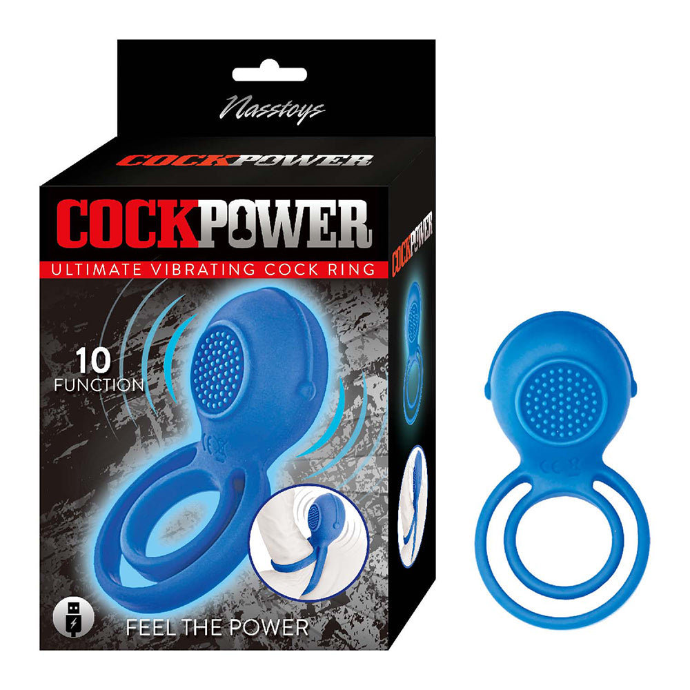 Cockpower Ultimate Vibrating Ring Blue