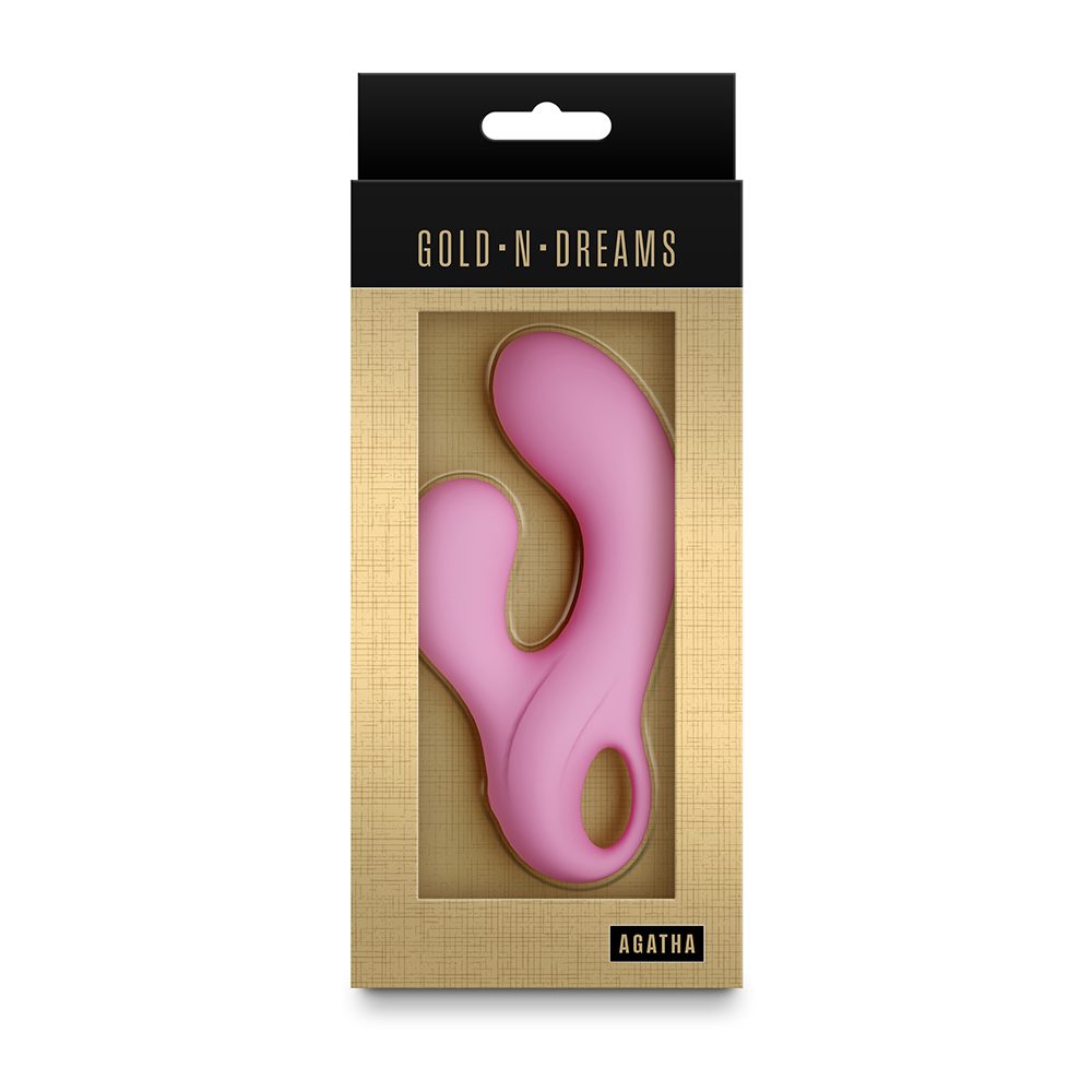 Agatha Gold-n-Dreams Rose Quartz