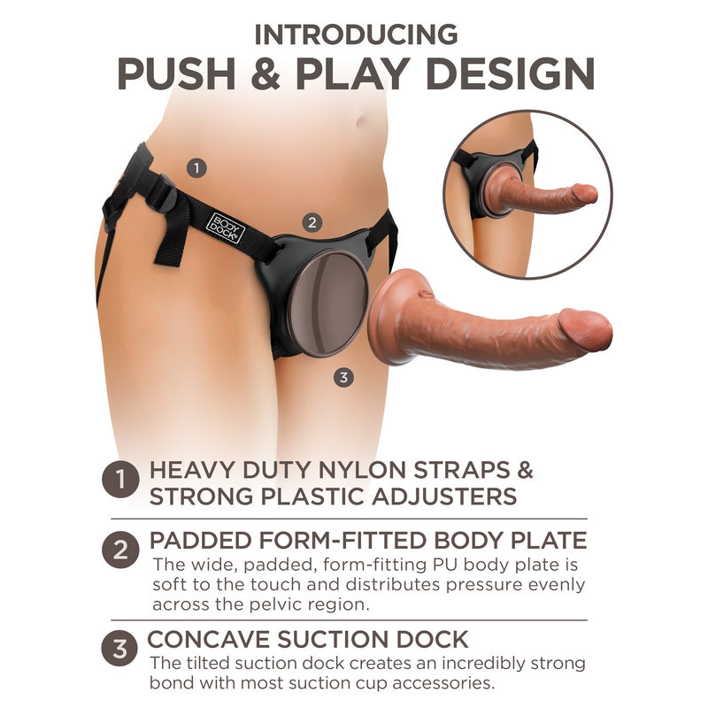 King Cock Elite Comfy Silicone Body Dock Kit — photo 4