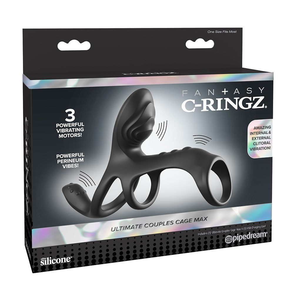 C-Ringz Ultimate Couples Cage Max Black