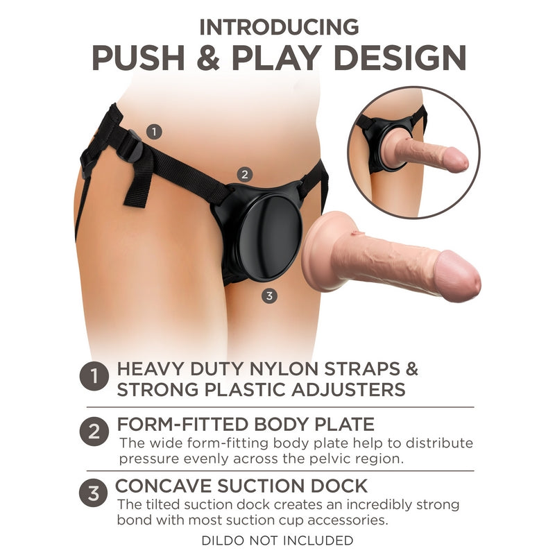 King Cock Elite Beginner’s Body Dock Strap-On Harness — photo 4