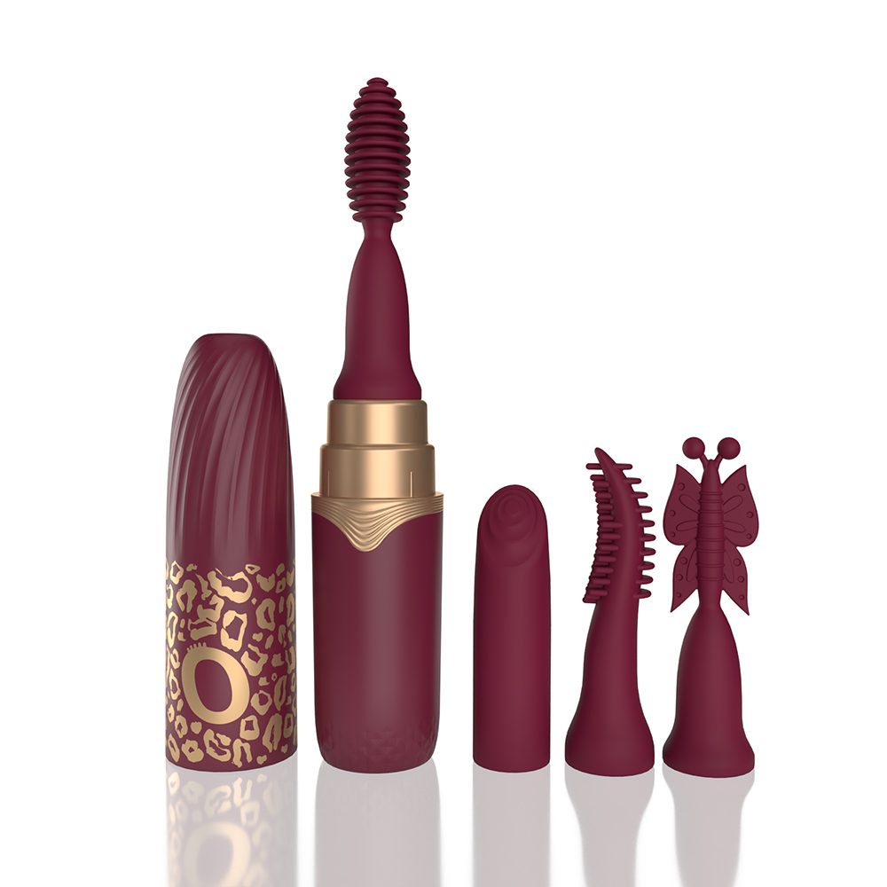 Rechargeable Vibrating Lipstick Merlot — photo 3