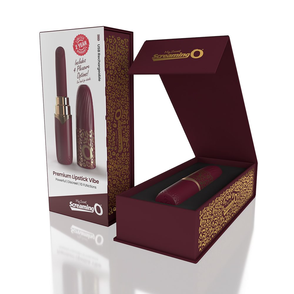 Rechargeable Vibrating Lipstick Merlot — photo 5
