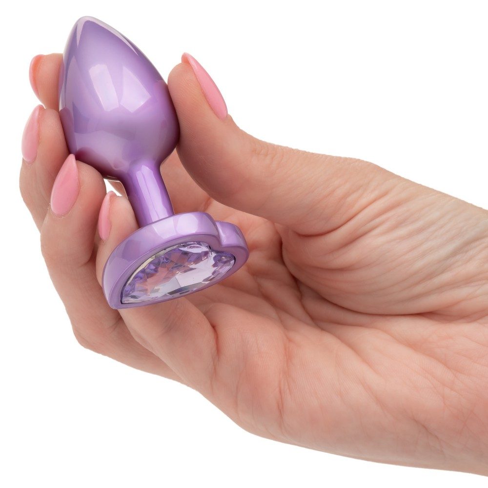 Jewel Amethyst Heart Plug Small — photo 3