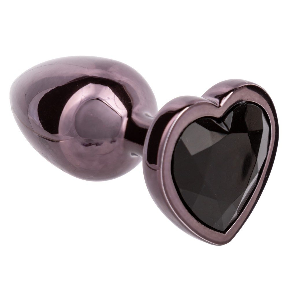 Jewel Black Diamond Heart Plug Small — photo 4