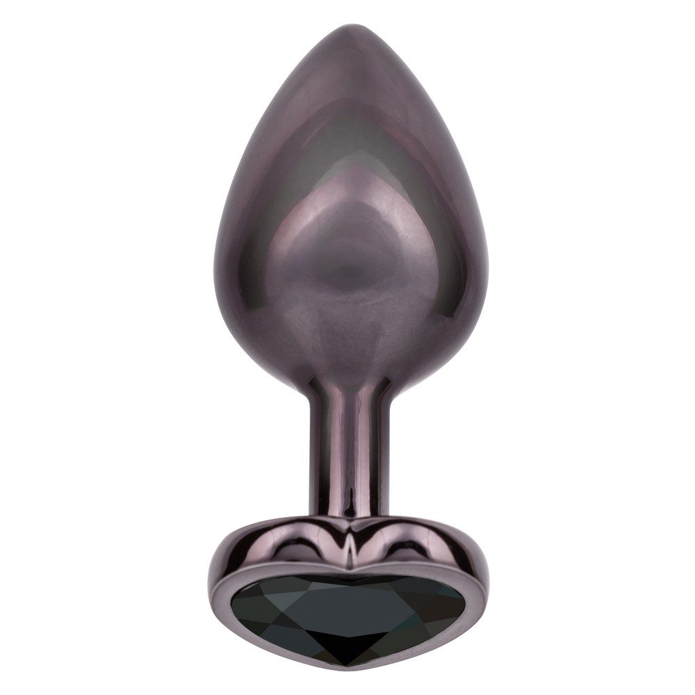 Jewel Black Diamond Heart Plug Large — photo 2