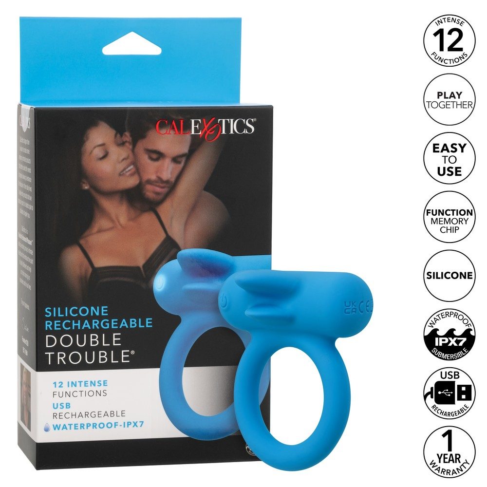 Silicone Rechargeable Double Trouble — photo 4