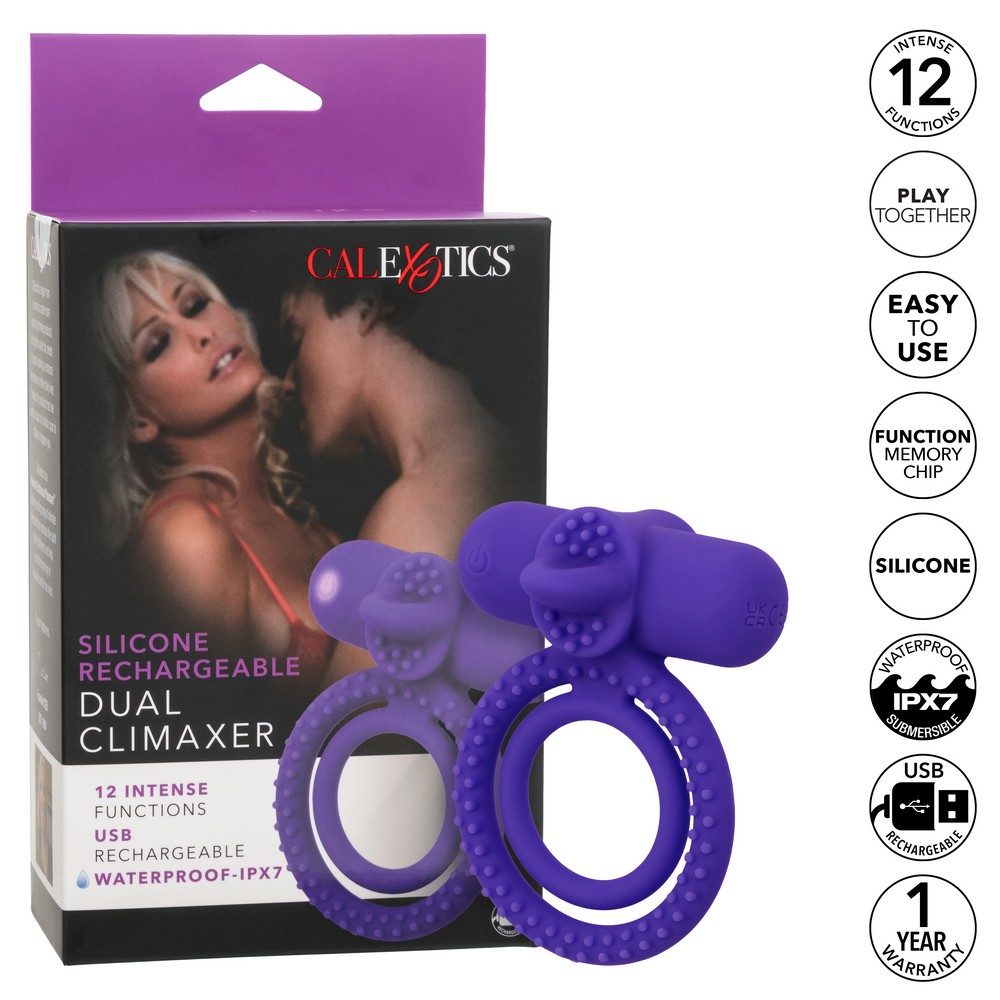 Silicone Rechargeable Dual Climaxer — photo 4