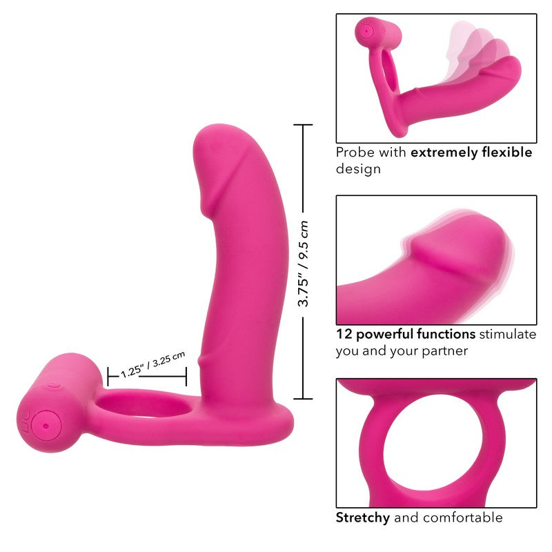 Rechargeable Silicone Double Diver — photo 3