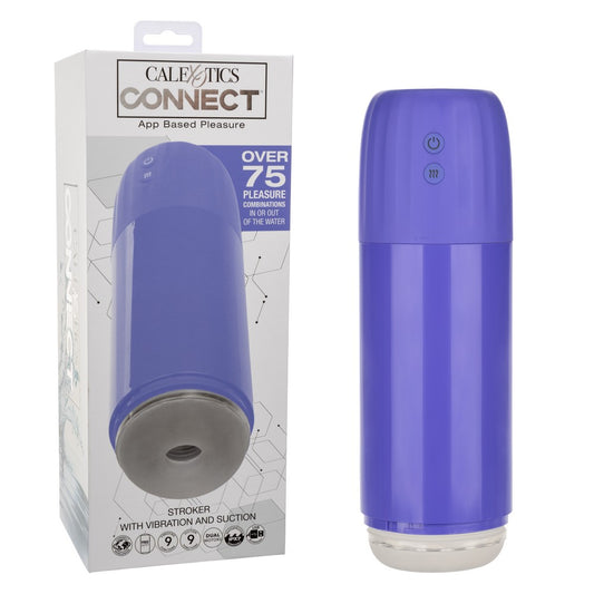 Connected Vibrating Stroker w/Suction