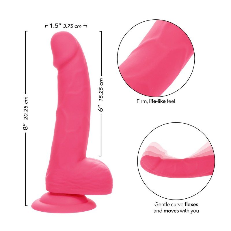 6″ Neon® Silicone Studs Pink — photo 3