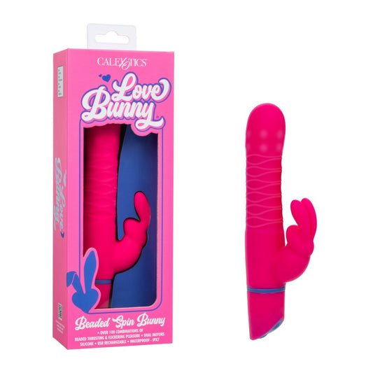 Love Bunny Beaded Spin Bunny